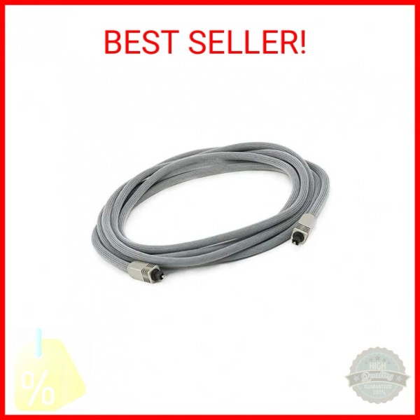 Monoprice 102765 Premium S/PDIF (Toslink) Digital Optical Audio Cable -