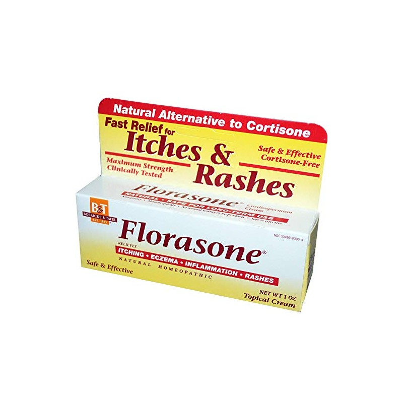 Boericke & Tafel Florasone Itches & Rashes Cream - 1