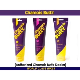 Chamois Butt'r Original, Her', or Coconut Cycling Anti-Chafe Cream 8oz Tube - Coconut