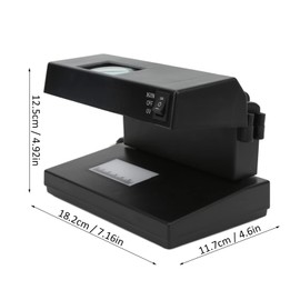 Counterfeit Bill Detector with UV Light Detection and Quick Identification of Genuine and Counterfeit (US Plug 110V)