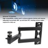 Projector Wall Bracket, 20-40cm Adjustable Angle Projector Wall Mount, Universal