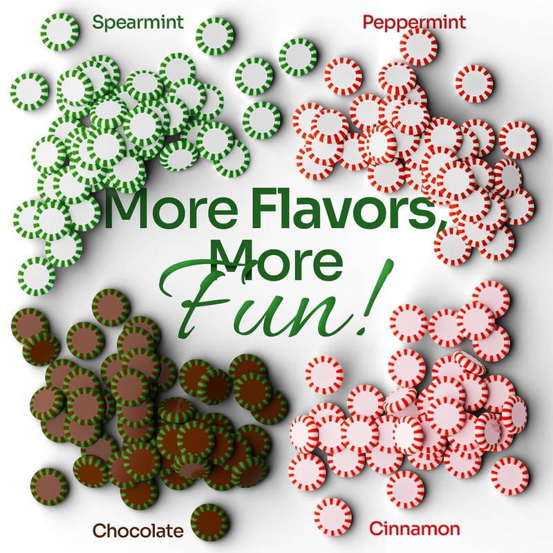 Starlight Candy, Individually Wrapped (6 Pound, Spearmint)