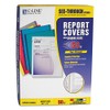 No-Punch Report Covers for 11" x 8-1/2" Sheets, Assorted, 50