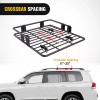 Nilight Universal Roof Rack Cargo Basket 43in x 39in x