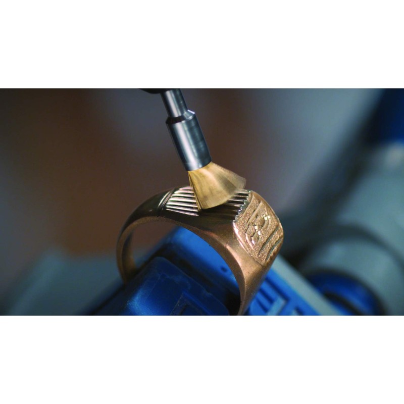 Dremel 537 Brass Brush Accessory Set, 2 Brushes (3.2 mm)