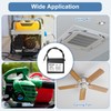sourcing map CBB61 Capacitor, 6uF 450V 2-Wire Ceiling Fan Motor