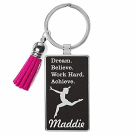 Gymnastics Keychain, Gymnastics Gifts, Gymnast Keychain, Gymnast Gift