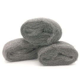 Steel Wool Fill Fabric DIY Kit, Steel Wool for Mice Control Away from Holes/Siding/Pipeline/Vents in House, Hardware Cloth Coarse Wire Wool Hardware Cloth, 3 Pack × 10FT