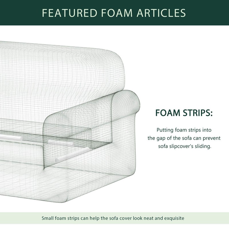 CHUN YI 1 Piece Jacquard Checks Stretch Fabric Couch cover,