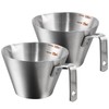 Espresso Shot Cups, Measuring Cup Dishwasher Safe 2 Pack Stainless