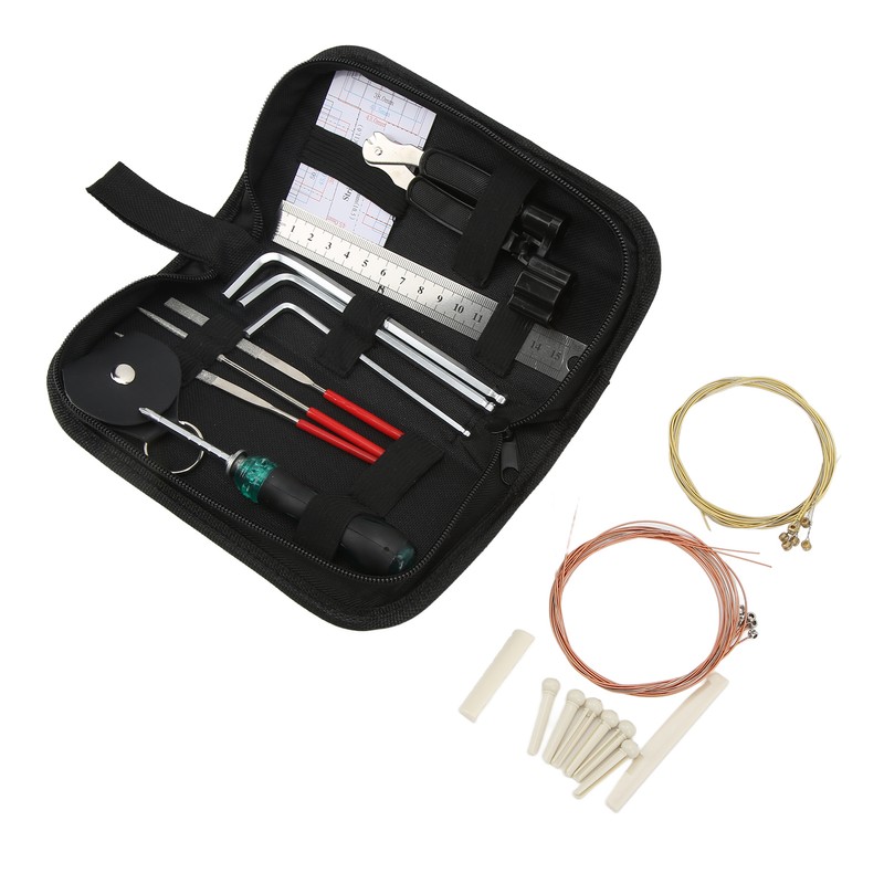 Guitar Repairing Tools Kit Guitars Maintenance Tool Kits with Strings