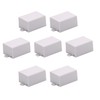 Heyiarbeit 7Pcs 1.81"x1.38"x0.94" ABS White Dustproof Electronic Junction Box Enclosure