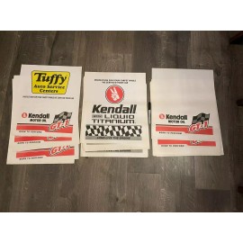 QUAKER STATE 15 Vintage Original Kendall  OIL Paper Floor Mat NOS Qty 5 each 17-3/4" x 15"