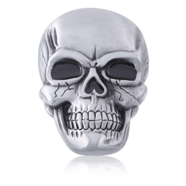 CHGCRAFT Skull Head Belt Buckle Alloy Skull Head Belt Buckle