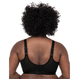 GODDESS Women's Plus Size Non Wired Comfort Sports Bra, Black Snake, 34L, Black Snake, 34L