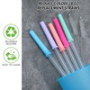 Guduling 6pcs Reduce Tumbler Straw Replacement, Spill-Proof Replacement Straw for