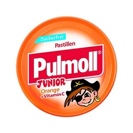 Pulmoll Junior Cough Pirate Orange Sugar-Free Pack of 10 x 50 g