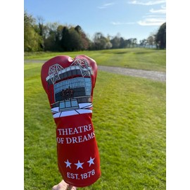 Manchester “Theatre of Dreams” Old Trafford Edition Premium PU Leather Driver Head Cover – Fully Embroidered