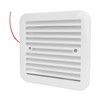 RV Side Vents 12V White Unidirectional Dustproof Strong Wind Cooling