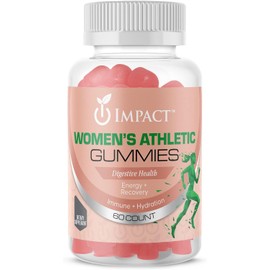 Women’s Athletic Gummies – Womens Multivitamin Gummy with B-Complex, Iron, B12, Magnesium, Calcium, Zinc – Bone & Immune Support – Sugar-Free, Gluten-Free, Non-GMO – Gummy Vitamins for Women