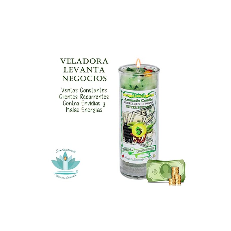 Veladora Levanta Negocio con Intencin Ventas, Clientes, Abundancia, Estabilidad Financiera