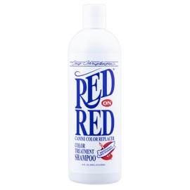 Chris Christensen Red On Red Dog Shampoo - Colour Treatment Shampoo for Dogs - Strengthens & Deepens Colours - Designed for Warm Coloured Coats - Enhances Intensity of Red Colours in Coat, 473ml