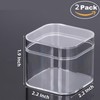 Small Acrylic Box Clear Display Box with Lid Multi-Purpose Box