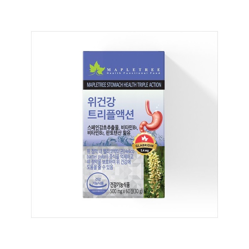 MapleTree 메이플트리 위건강 트리플액션 60정 1개월분 감초추출물 Maple Tree Weigang