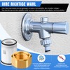 Enhon Plug-In Pipe Aerator Compatible with Kemper Frost-Proof Outdoor Fitting