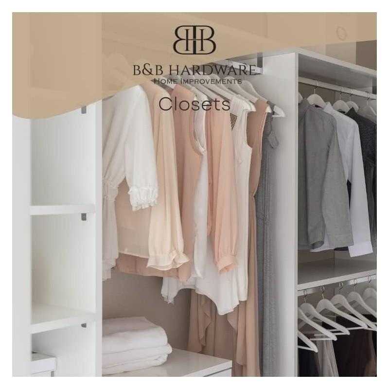 B&B HARDWARE Oversized Cabinet Shelves Melamine 1/2" Thick, Custom Cut