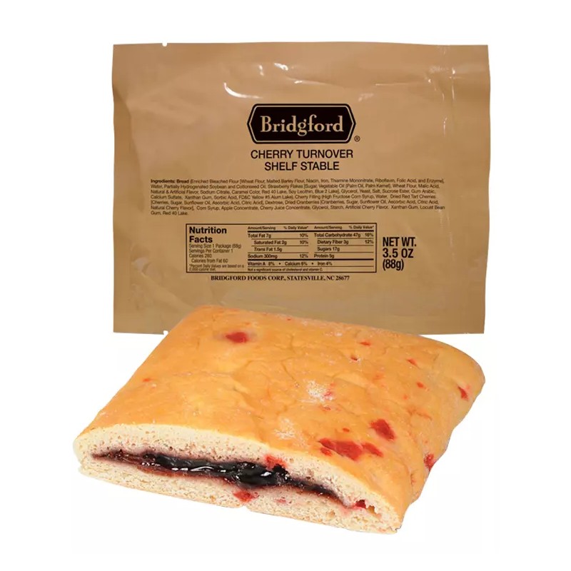 Bridgford Cherry Turnover - MRE Survival Food Storage Ready To