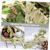 Operitacx 15pcs Green Leaf Woven Rope for Packing for Weddings