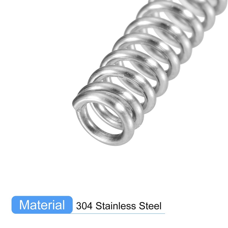 QUARKZMAN Pack of 5 Compression Spring 304 Stainless Steel Spring