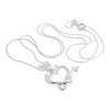 jewellerybox Large Sterling Silver Devil Heart Pendant on Chain -