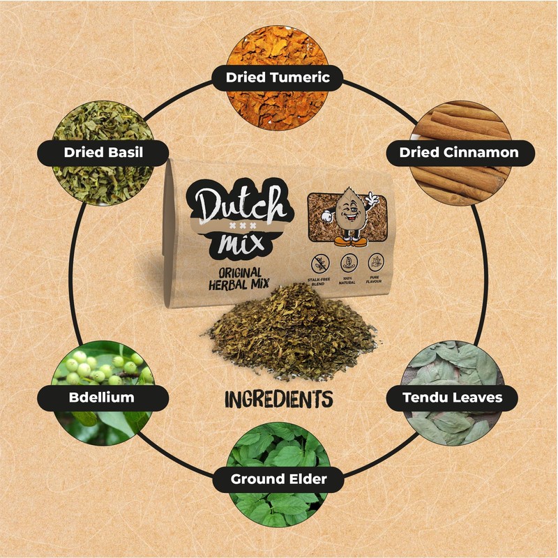 Dutch Mix Original - Stalk-free & Natural - 100g Quality