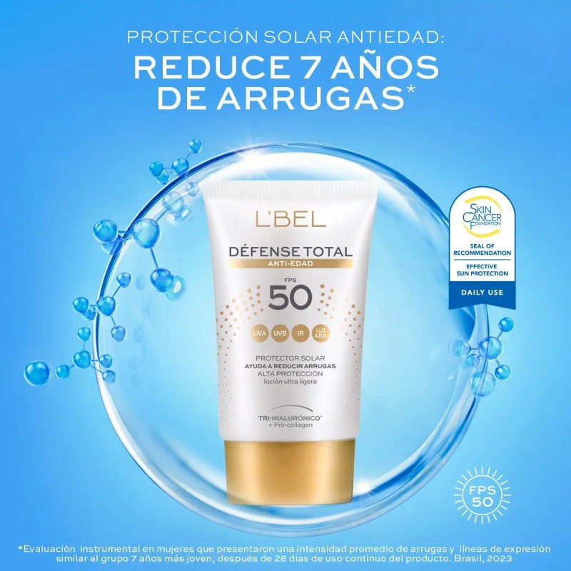 Bel Protector Solar Defense Total Anti Edad Fps 30ml