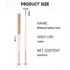 Dark Brown Matte Eyeliner Gel Pencil, Waterproof Smudge-Proof Retractable Eyeliner,