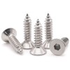 M4 x 25mm (50 pcs) Countersunk Socket Head Wood Screws,