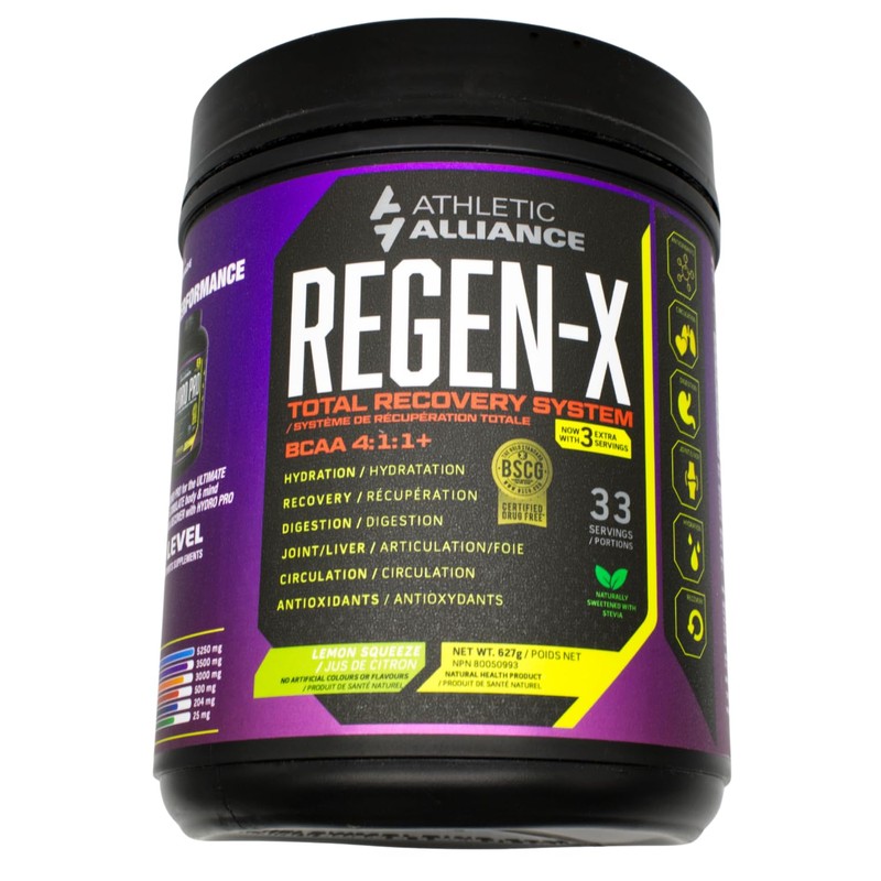 Regen X Total Recovery System BCAA 4:1:1+ Lemon Squeeze 33