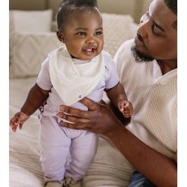 Burt's Bees Baby Infant Bibs, 100% Organic Cotton Drool Cloths, Newborn Essentials