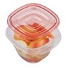 Rubbermaid TakeAlongs Mini Deep Square Food Storage Containers, 2.1 Cup,