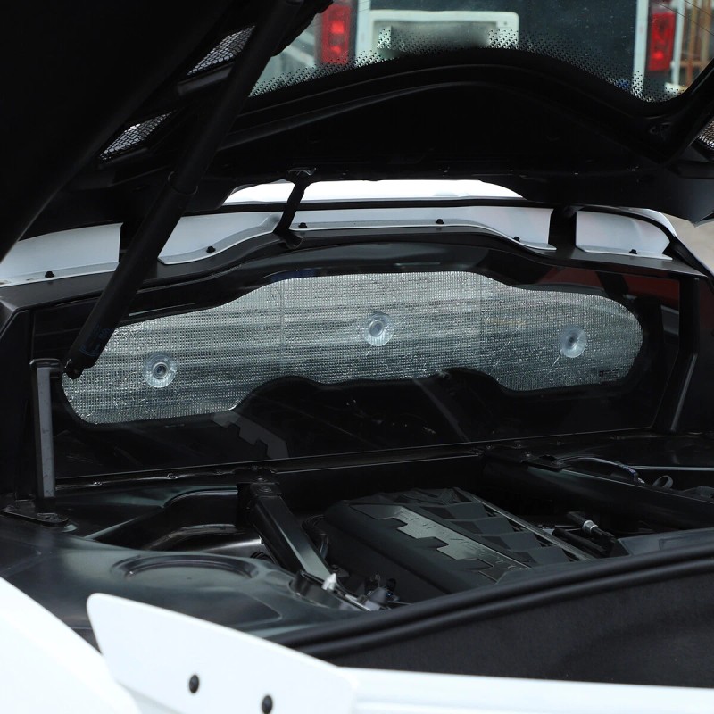 autopart2021 Sunshade Rear Window Windshield Block Cover For Corvette C8