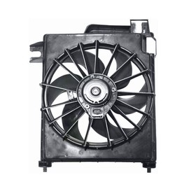 HbasdLH for Dodge for Ram 1500 2002-2008 for Ram 2500/3500 2003-2007 A/C Condenser Cooling Fan Motor Assembly