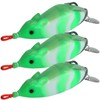 3Pcs Sequin Conversion Soft Artificial Simulation Snakehead Lure Bait Fishing