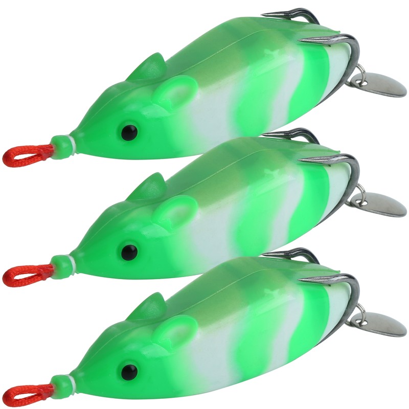 3Pcs Sequin Conversion Soft Artificial Simulation Snakehead Lure Bait Fishing