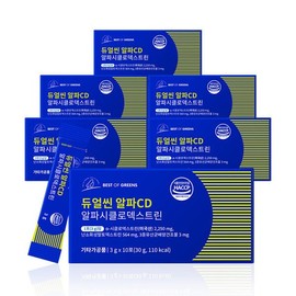 듀얼씬 알파CD 알파시클로덱스트린 6박스 총60포 Dual Scene Alpha CD Alpha Cyclodextrin 6 Boxes Total 60 Packs