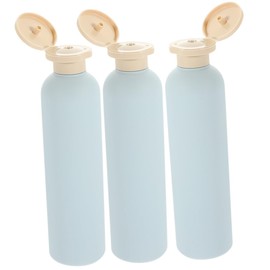 Baluue Travel Toiletry Bottles Set 3 x 260ml Shampoo and Conditioner Bottles Pump Leakproof Dispensers