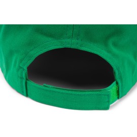 styleBREAKER classic 6 panel cap with brushed surface, adjustable 04023018, Color Green