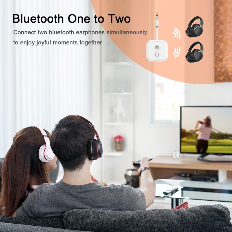 Bluetooth Transmitter, Bluetooth 5.3 Adapter, Bluetooth 5.3 Audio Transmitter Adapter