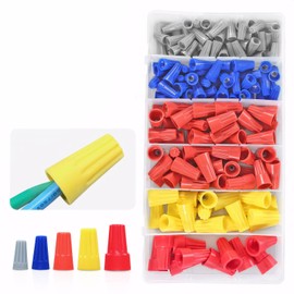 180PCS Electrical Wire Caps Kit Convenient and Durable Spiral Twist Wire Connectors for Effortless Wiring Projects Assortment Nuts for Quick Connection